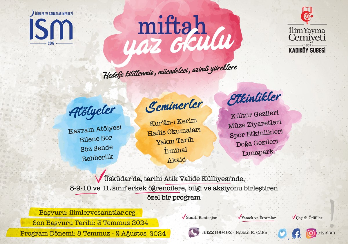 Miftah Gençlik Akademisi Yaz Okulu Başladı!, Miftah,Gençlik,Lise, Yaz Okulu